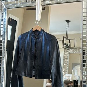 BCBG black Lea jacket
